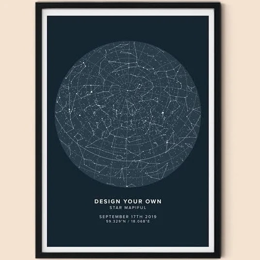 Custom Star Map Print
